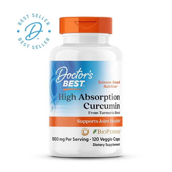 Doctor's Best High Absorption Curcumin 120 Tabletten (1000 Mg)