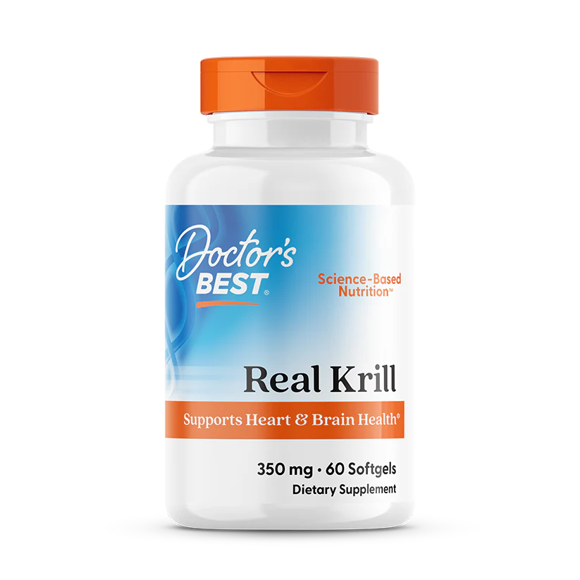 Doctor's Best Real Krill 60 Softgels (350 Mg) Opruiming