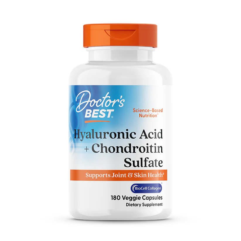 Doctor's Best Hyaluronic Acid With Chondroitin Sulfate 180 Capsules Tijdelijke Aanbieding