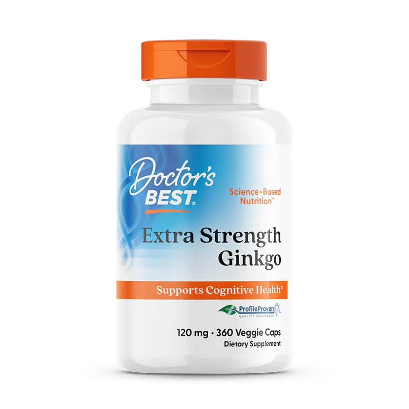 Doctor's Best Extra Sterk Ginkgo 360 V caps (120 Mg)