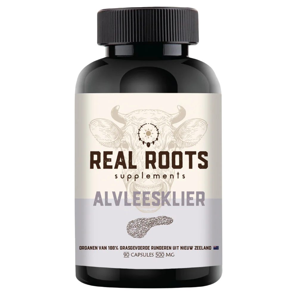 Real Roots Alvleesklier 90 Capsules 500mg