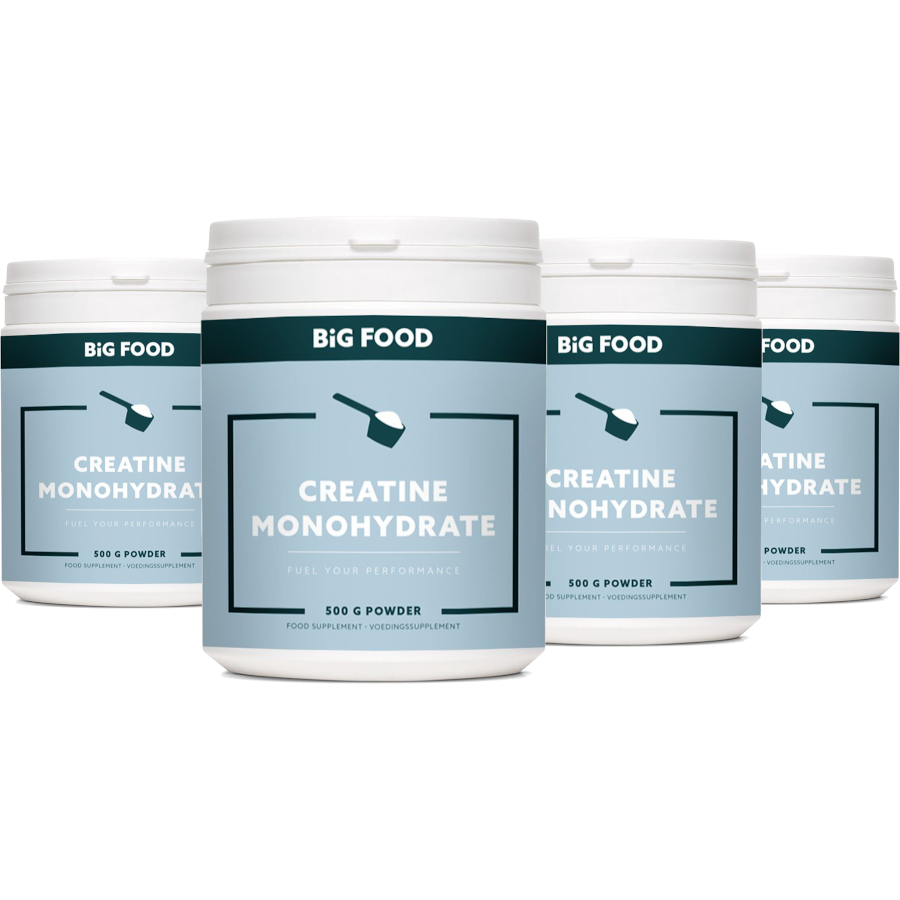 Big Food Creatine Poeder Monohydrate 500 G (3 1 Gratis)
