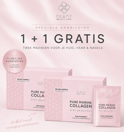 Pure Marine Collageen +C - Pink Raspberry - 30 Sachets (30 dagen)
