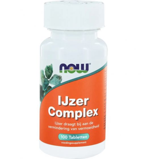 Now Foods - IJzer Complex - 100 tabletten