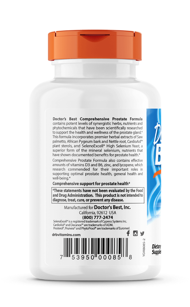 Doctor's Best Comprehensive Prostate FormulaBeste Prijs