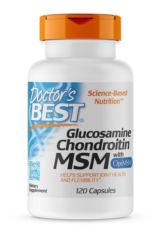 nakoming Natuur tent Doctor's Best Glucosamine - Chondroitin - MSM - 120 caps | Beste Prijs