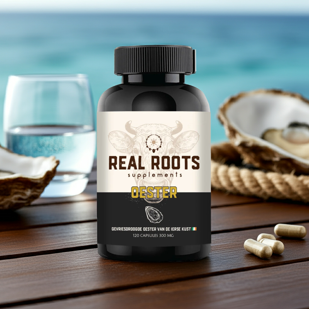 Real Roots - Oester Capsules – 120 caps - 100% Wilde Oester van de ...