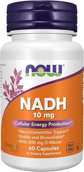 Now Foods - NADH, 10mg - 60 vcaps