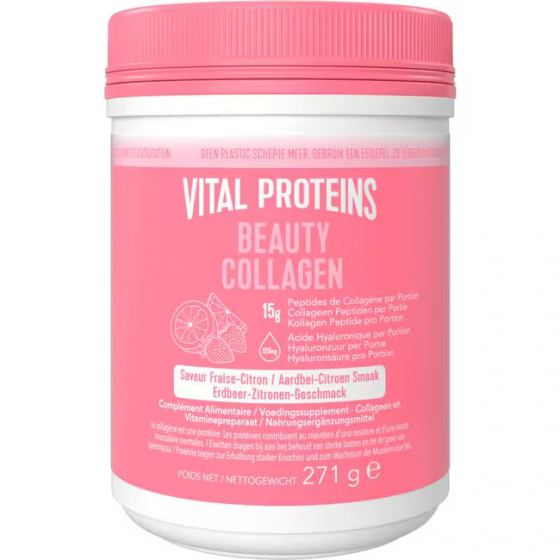 Vital Proteins - Beauty Collageen Strawberry and Lemon - 271g