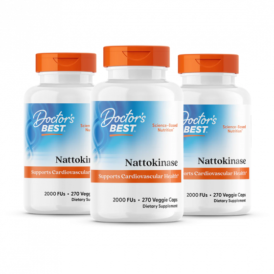 Doctor's Best Nattokinase, 2,000 FUs, 270 Veggie Caps
