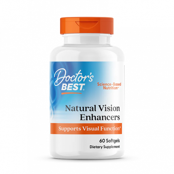 Doctor's Best Natural Vision Enhancers, 60 Softgels