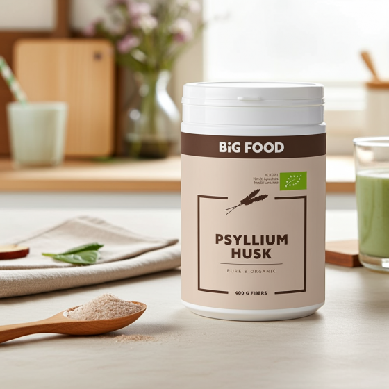 Big Food Bio Psyllium Husk Vezels – Bundel van 3