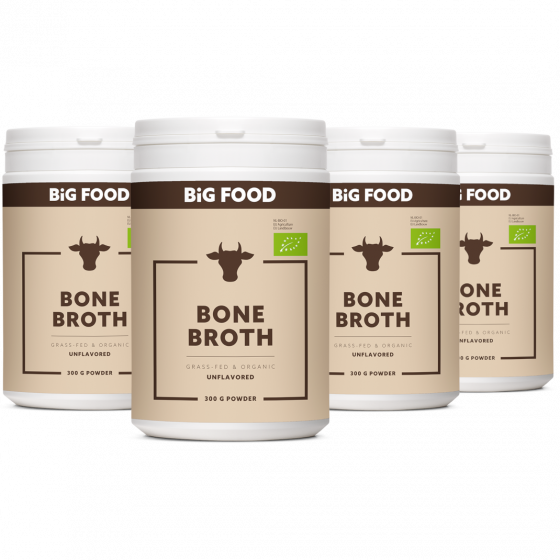 Big Food - Bio Beef Bone Broth - 3 +1  - Voordeelpakket Aanbieding