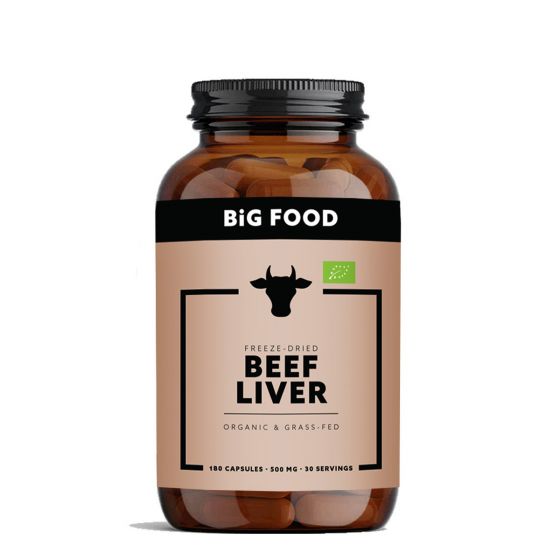 biologische beef liver capsules grasgevoerd
