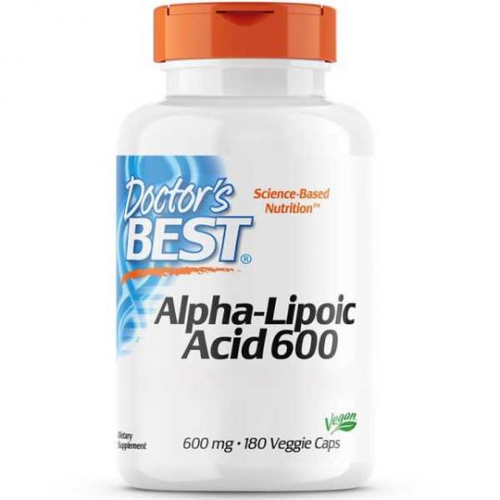 Doctor's Best - Alpha Lipoc Acid 600mg - 180 capsules