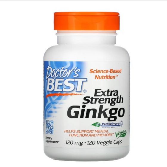 Doctor's Best Extra Strength Gingko 120 vcaps (120 mg)