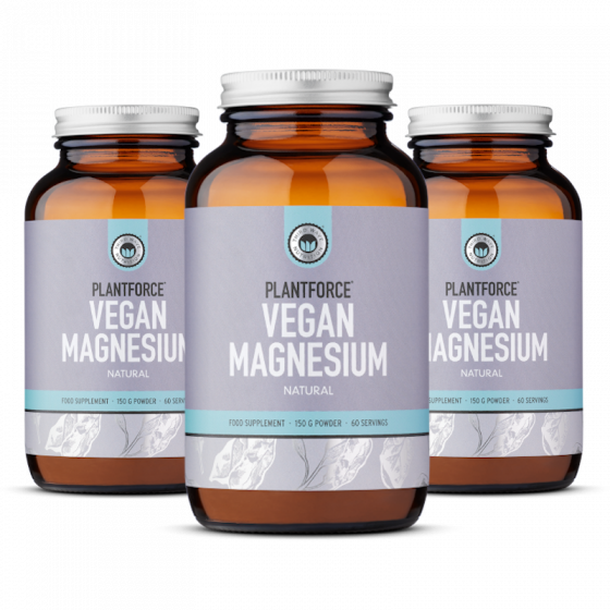 Plantforce - Vegan Magnesium Natural - 150g Ionic Powder - Voordeelpakket Aanbieding