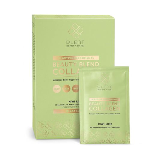 Plent Beauty Blend - Collageen - Kiwi Lime (30 sachets)