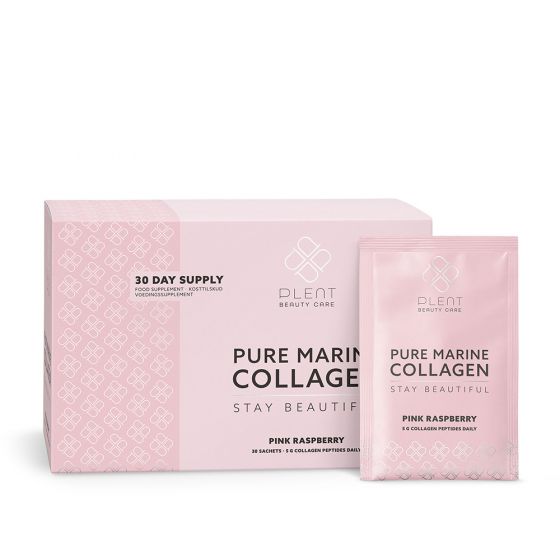 plent viscollageen pink raspberry met vitamine C - 30 sachets