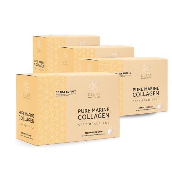 Pure Marine Collageen +C - Citrus Lemonade - 4x30 sachets (3+1 Gratis)
