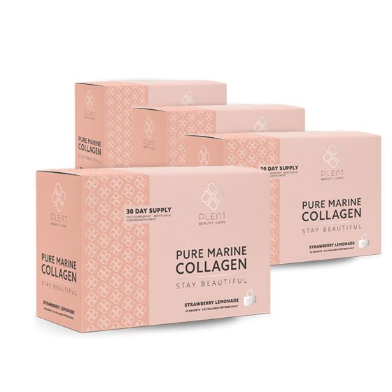 Pure Marine Collageen - Strawberry Lemonade sachets - 3+1 GRATIS