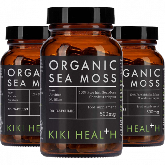KiKi Health - Irish Sea Moss - Bio – 3 x 90 Vegicaps - Voordeelpakket Aanbieding