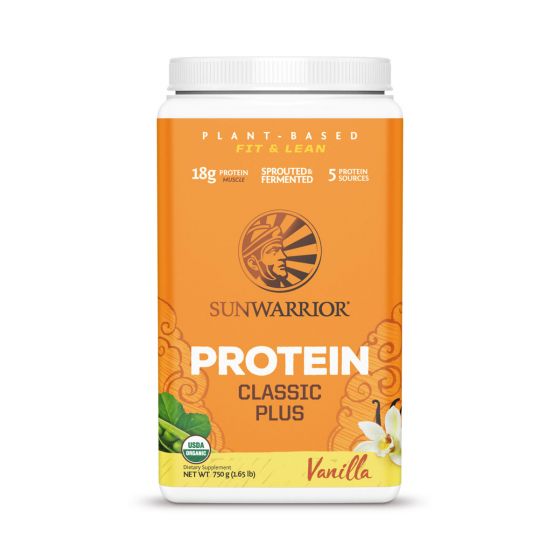 Sunwarrior - Classic Plus Biologische Proteine - Vanille - 750 g
