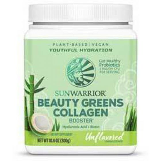 Sunwarrior - Beauty Greens Collagen Booster - 300 gr - Naturel