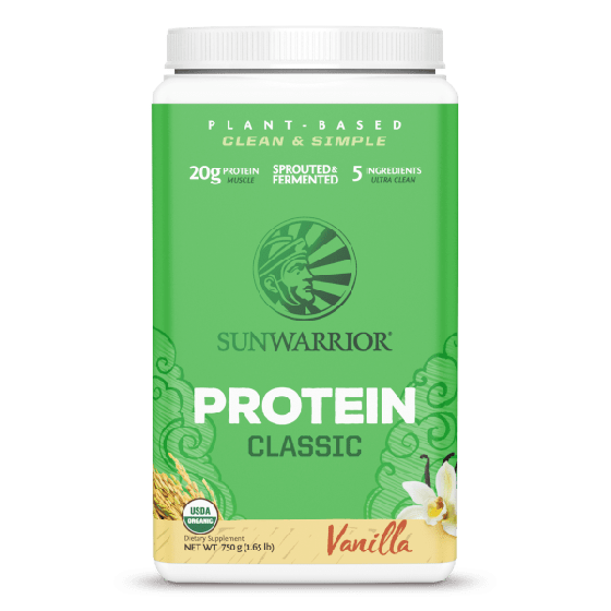 Sunwarrior classic proteine eiwitten vanille 750 gram