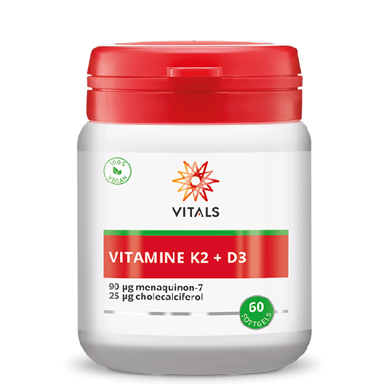 Vitals - Vitamine K2 + D3 - 60 softgels