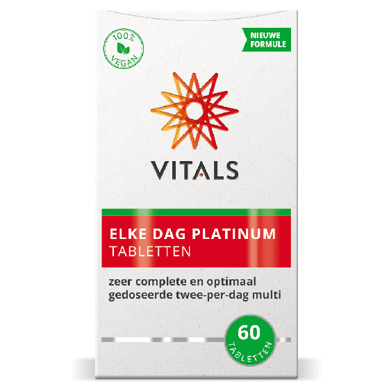 Vitals - Elke Dag Platinum - 60 Tabletten - vernieuwd