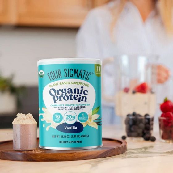 Four Sigmatic – Vegan Eiwitpoeder met Paddenstoelen – Sweet Vanilla – 600g