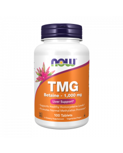 Now Foods - TMG (Trimethylglycine), 1000mg - 100 tablets