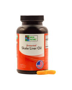 120 Capsules  – Gefermenteerde Rog Lever Olie – Natuurlijk rijk aan Omega-3, Vitamine A & D - Green Pasture