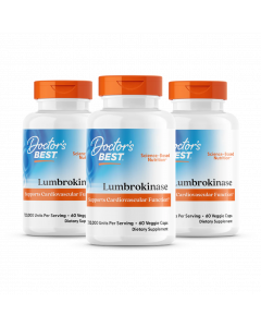 Doctor's Best Lumbrokinase, 20 mg, 60 Veggie Caps