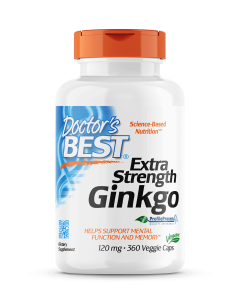 Doctor's Best - Extra Sterk Ginkgo - 360 V-Caps (120 mg)