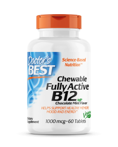 Doctor's Best - Chewable Fully Active B12 - 60 Kauw Tabletten (1000 mcg)