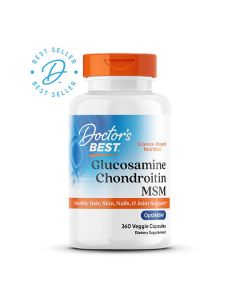 Doctor's Best - Glucosamine Chondroitin MSM with OptiMSM - 360 caps
