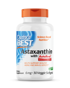 Doctor's Best - Astaxanthin met AstaReal - 30 v-softgels (6 mg)