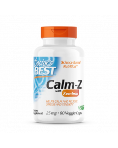 Doctor's Best - Calm-Z with Zembrin - 25 mg -  60 v-caps