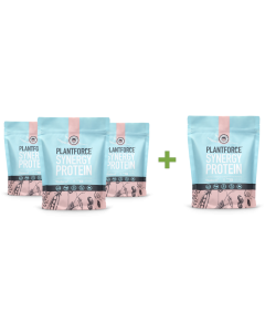Plantforce - Synergy Proteïne Natural - 800 g - 3+1 gratis