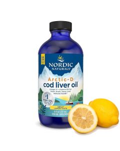 Arctic-D Cod Liver Oil - Lemon - 237 ml - Nordic Naturals