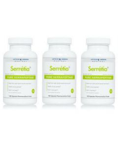 Arthur Andrew - Serretia (Serrapeptase)- 180 capsules (bundel van 3)