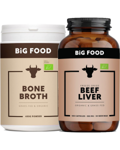Big Food - Oer Voer - Bone Broth & Beef Liver combinatie 
