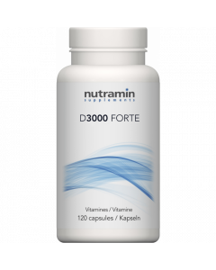 Nutramin - D3000 Forte - 120 Softgels 