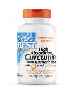 Doctor's Best - Curcumin C3 Complex - 120 Capsules (500 mg)