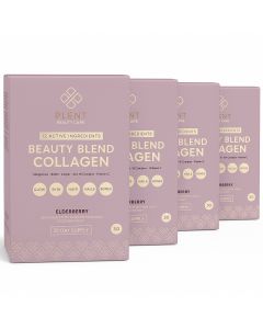 Plent Beauty Blend - Collageen - Elderberry - 4x30 sachets - 3+1 Gratis
