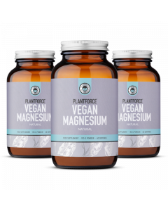 Plantforce - Vegan Magnesium Natural - 150g Ionic Powder (Bundle of 3)