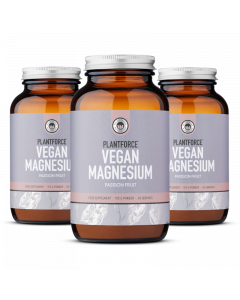 Plantforce - Vegan Magnesium Passion Fruit - 150g Ionic Powder (Bundle of 3)