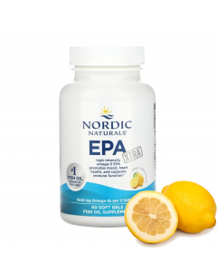EPA Xtra Fish Oil - Lemon - 1640mg - 60 caps - Nordic Naturals